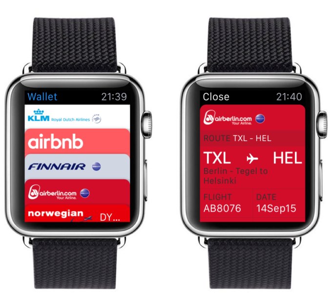 Wallet-tuen saa kaupan päälle kelloon